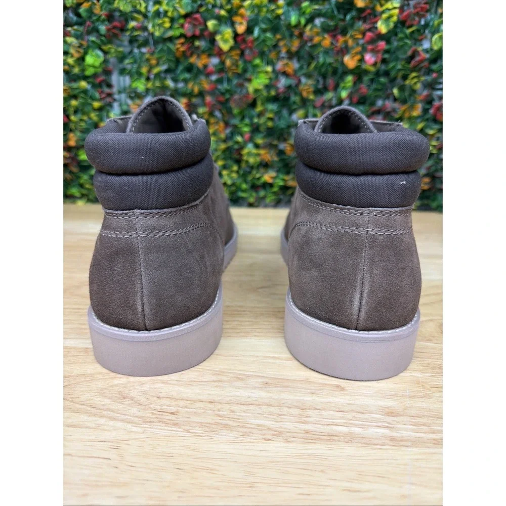 Koolaburra UGG Braan Lace-Up Chukka Boots‎ Shoes Faux Fur Lined Brown Men's 12